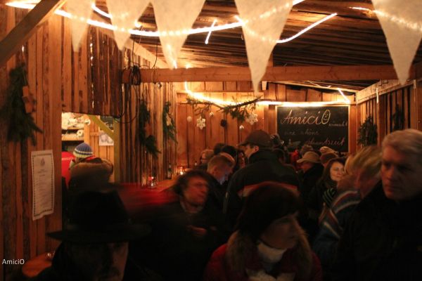 Unsere Glühweinhütte