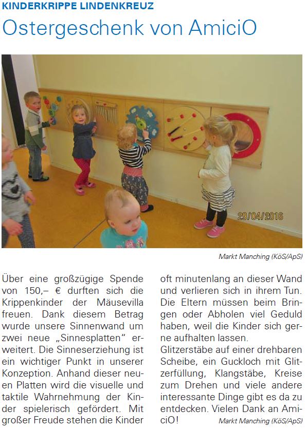 Spende-Kinderkrippe